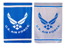 Embossed Suede Flag, House Size, Air Force,13es5064
