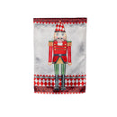 Christmas Nutcracker Lustre Garden Flag,14lu11252