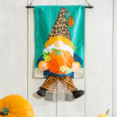 Fall Gnome with Pumpkin Garden Kickin Flag,169275mbl