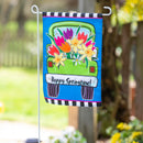 Springtime Truck Garden Applique Flag,169448
