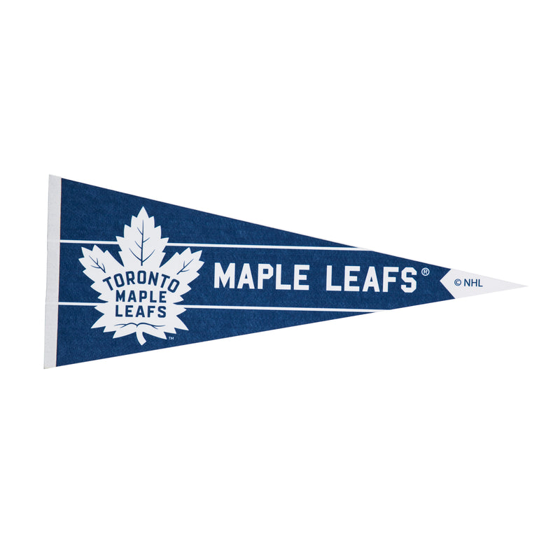 Evergreen Flag,Toronto Maple Leafs, Pennant Flag,12.5x30x0.1 Inches