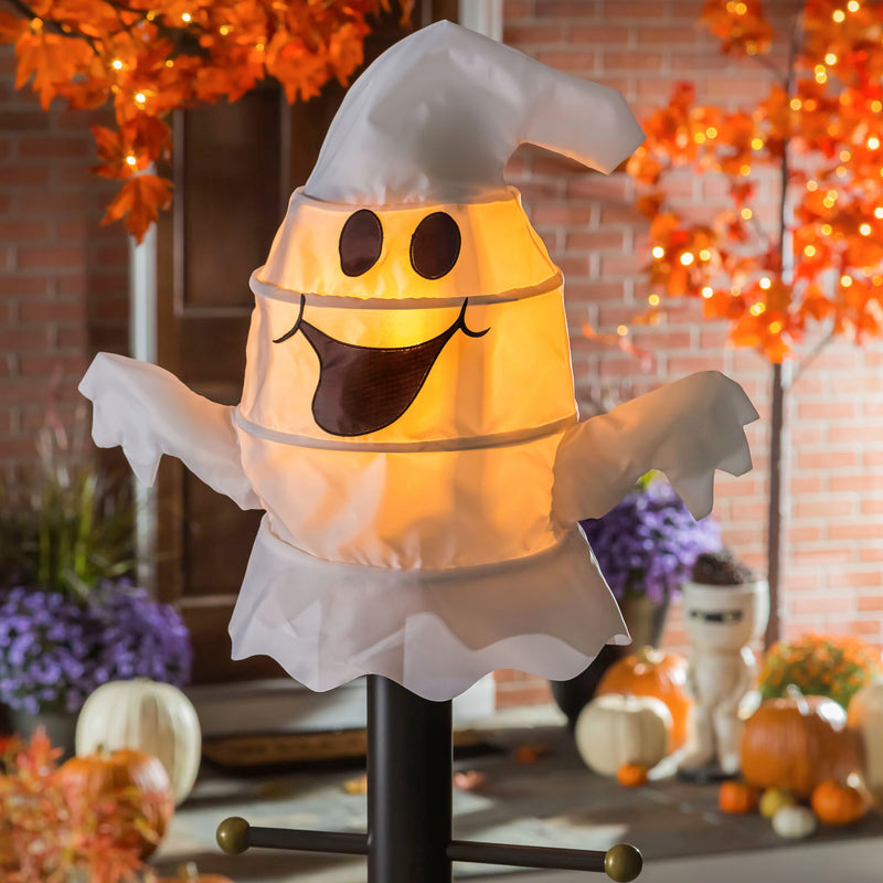 Ghost Lamp Post Buddy,  14"x0.3"x11.5"inches