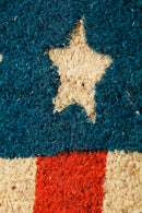 Patriotic Stripes Coir Mat,2rm370