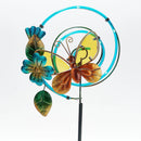36.25"H Chasing Light Solar Garden Stake, Butterfly,2sp6192b