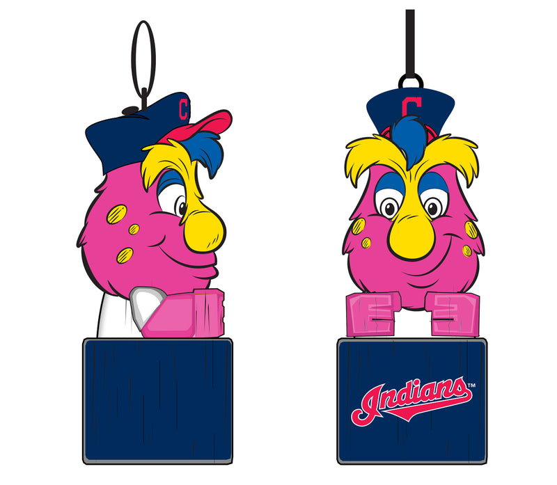 Evergreen MLB Cleveland Indians Tiki Design Ornament, Team Color, One Size