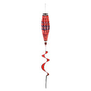 Stars and Plaid Solar Balloon Spinner,45b342sl