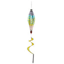 Forsythia Basket Burlap Balloon Spinner,45bb457