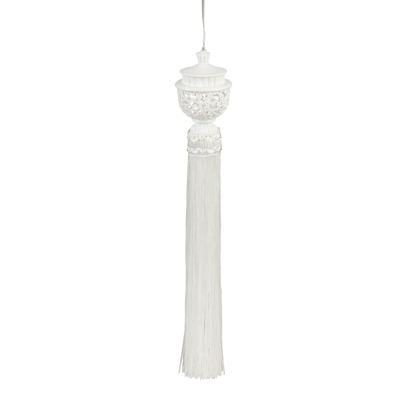 Lighted Tassel, Ivory,  3"x45.5"x3"inches