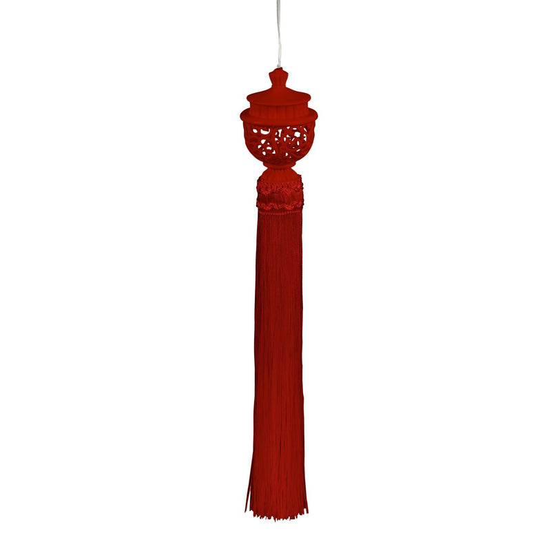 Lighted Tassel, Red,  3"x45.5"x3"inches