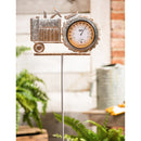 47.25"H Thermometer Galvanized Tractor Garden Stake,47m2169