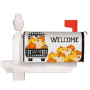 Pumpkin Plaid Truck Mailbox Cover,56775