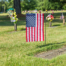 28" garden flag pole