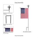 Garden Stand, Fleur de Lis, Black