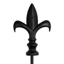 Garden Stand, Fleur de Lis, Black