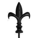 Garden Stand, Fleur de Lis, Black