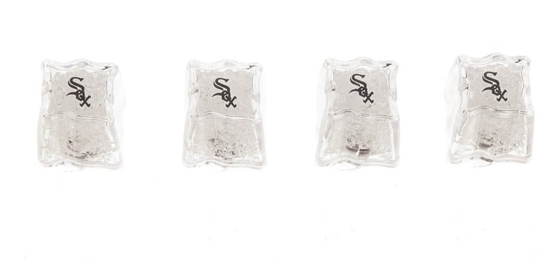 Set of 4 Light Up Ice Cubes - Chicago White Sox,0119712