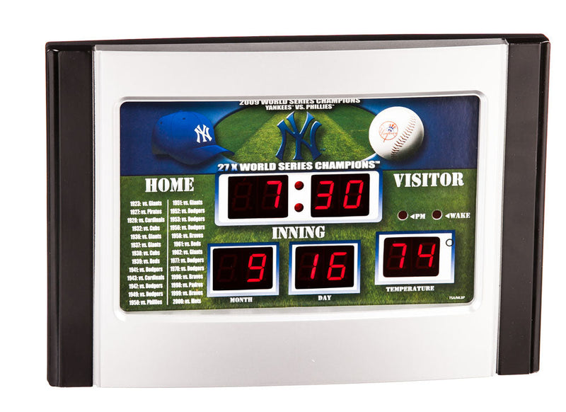 6.5"x9" Scoreboard Desk Clock (NG)- New York Yankees,0128706