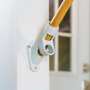 2-Position Cast Iron House Flag Bracket, White White