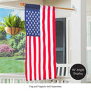 2-Position Cast Iron House Flag Bracket, White White