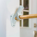 2-Position Aluminum House Flag Bracket, White Finish