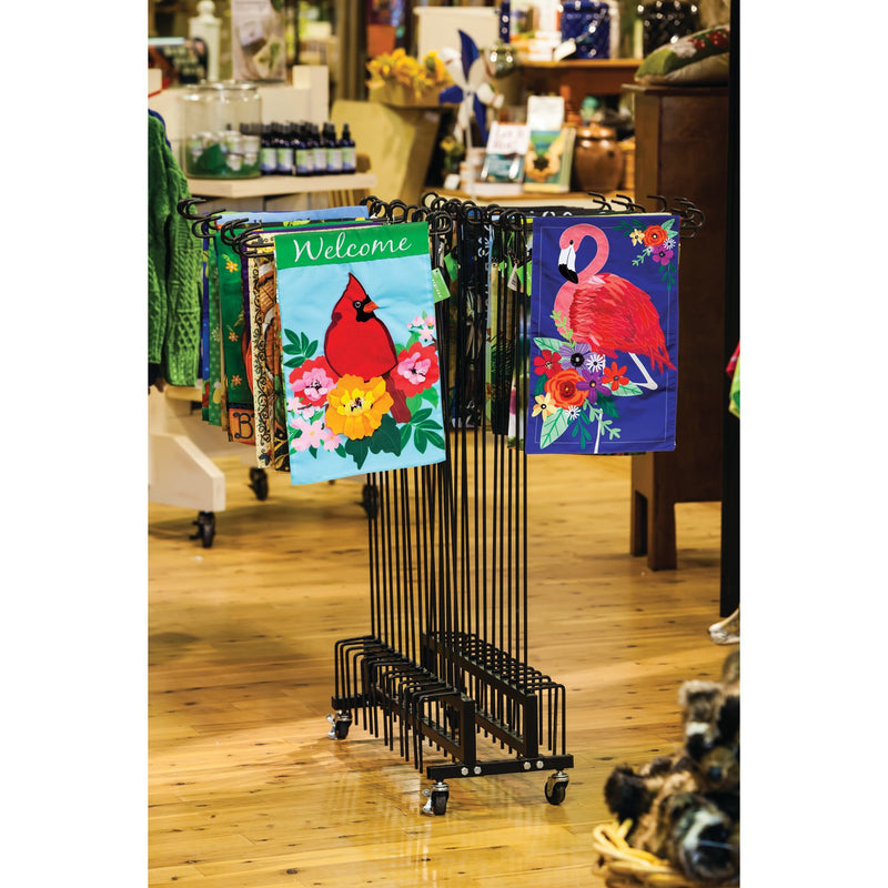 Garden Stand Merchandiser with Wheels