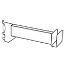 5" Hangrail Brackets for 0.5" Slot Standard, White, Set of 2