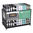 Rolling Grid Display for Layering Mats