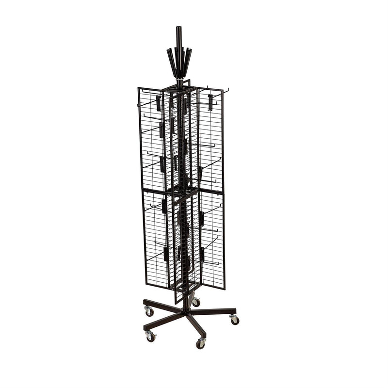 Flag Grid Display with Pinwheel Holder