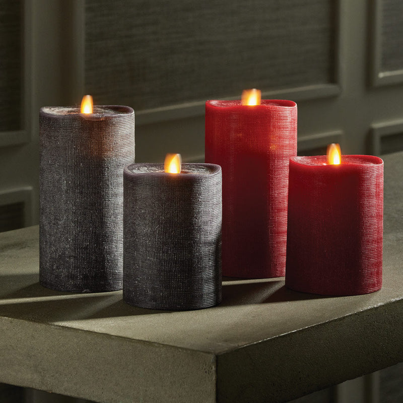 NAPA Home & Garden LIGHTLI Moving Flame Indoor Pillar Candle
