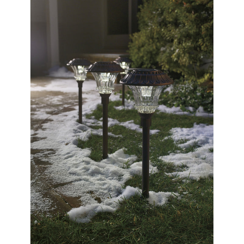 Evergreen Landscaping Details,PATH LIGHT, BLACK, Set of 4,6x23x6 Inches