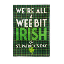Wee Bit Irish Burlap House Flag