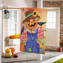 Jack The Scarecrow Burlap House Flag