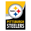 Pittsburgh Steelers Burlap Flag House Size