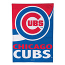 Chicago Cubs Burlap Flag House Size