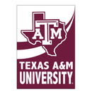 Texas A&M Burlap Flag House Size