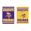 Embossed Suede Flag, House Size, Minnesota Vikings
