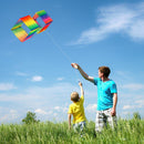 Ever Fliers Rainbow Box Kite with Reel