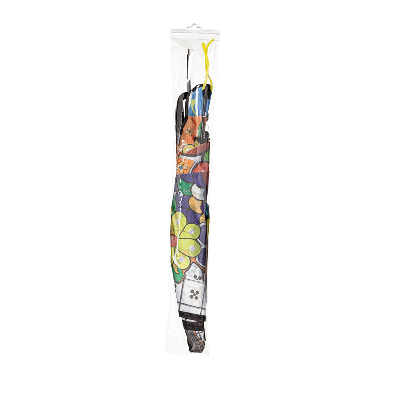 Ever Fliers Fun Floral Butterfly Kite with Tail and Reel