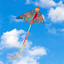 Ever Fliers Spotted Moth Delta Kite with Tail and Reel