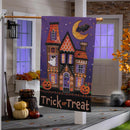 Trick or Sweets Lustre House Flag