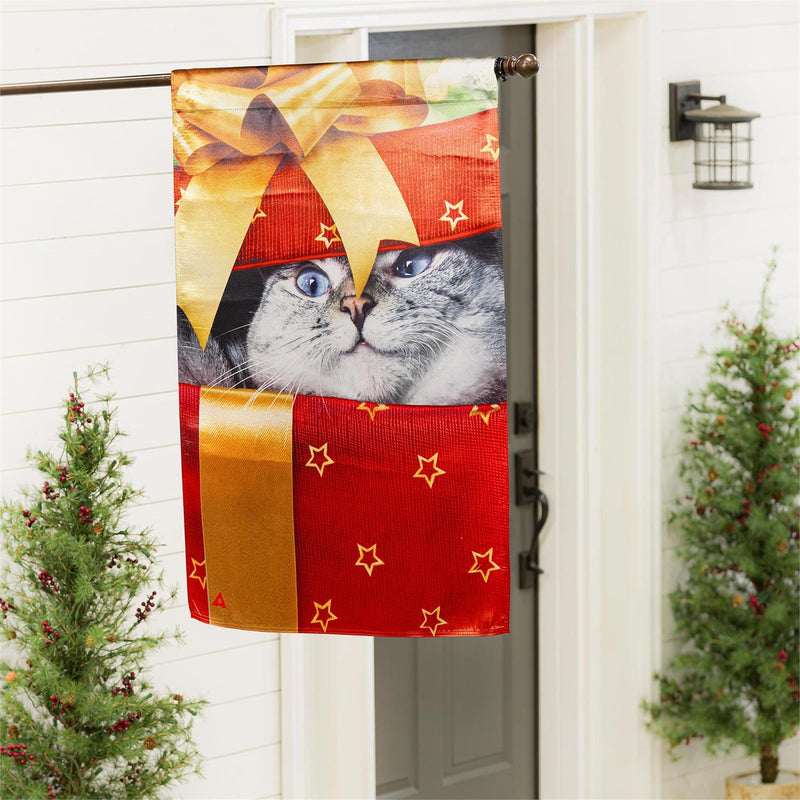 Gift Cat Lustre House Flag