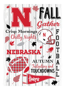 University of Nebraska, Moire Flag, House Size, Fall Seasonal