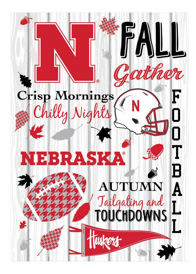 University of Nebraska, Moire Flag, House Size, Fall Seasonal