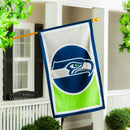Flag, DS Burlap, Reg, Seattle Seahawks