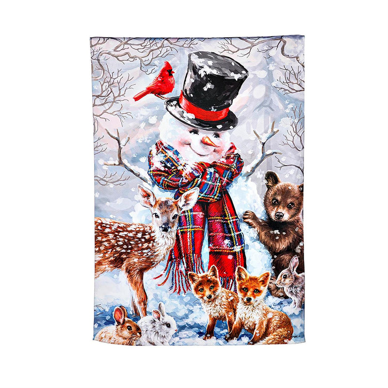 Forest Friends House Suede Flag