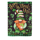 Lucky Gnome Suede House Flag