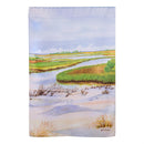Coastal Landscape Suede House Flag