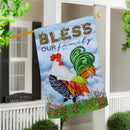 Farm Country Suede House Flag