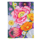 Bold Flowers Suede House Flag
