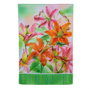 Lilies Suede House Flag